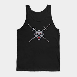 Wolf School - Swords - Fantasy Tank Top